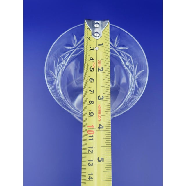 1970s 1970s Chantilly Champagne Glasses by Cristal d'Arques-Durand, Set of 6 For Sale - Image 5 of 5