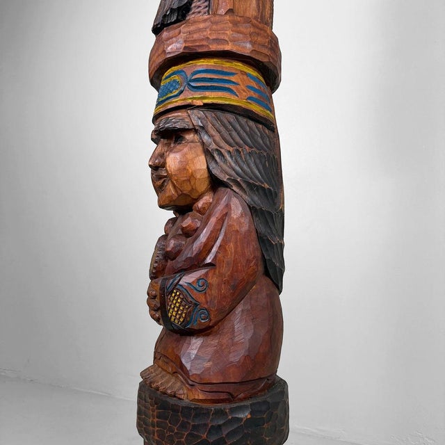 Ainu Totem Sculpture, Hokkaido, Japan, 1960s-1970s For Sale - Image 14 of 18