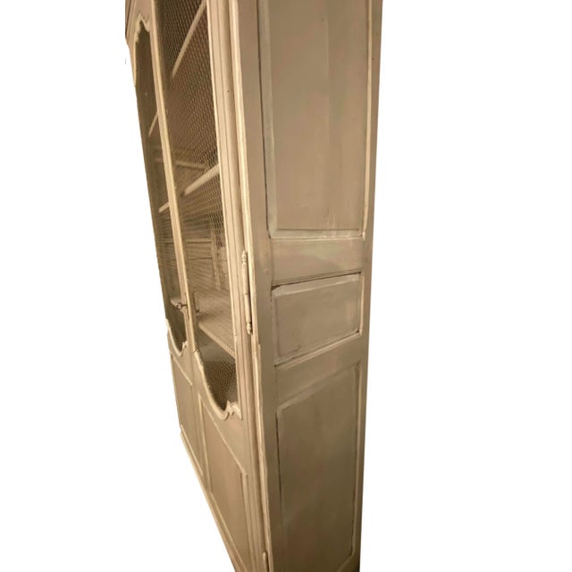 Greige 18th Century Louis XIV French Cupboard For Sale - Image 8 of 10