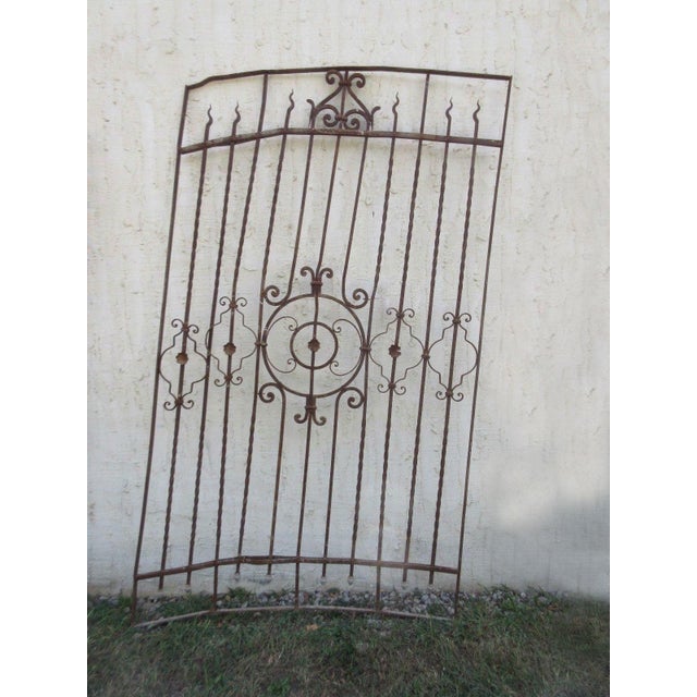 Antique Victorian Iron Gate | Chairish