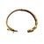 Mid-Century Modern 1960s 14k Yellow Gold Bamboo Hinged Bangle Bracelet For Sale - Image 3 of 3