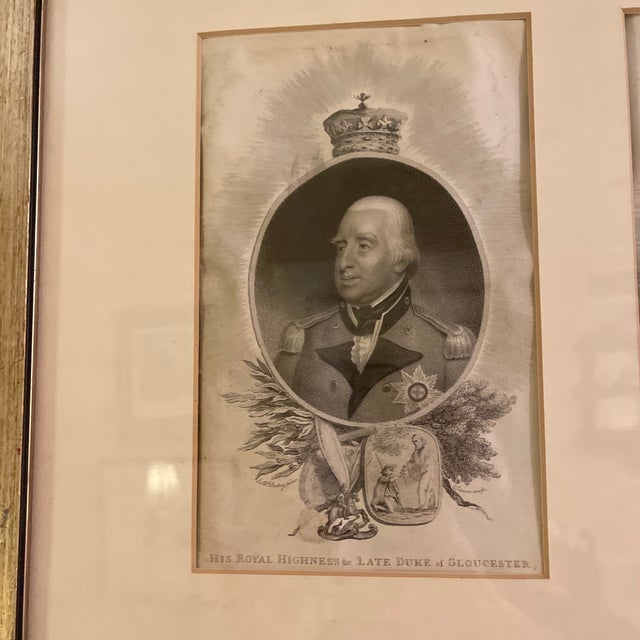 8 Engravings of the Children of George III & Queen Charlotte Late 18th-Early 19th Century. One dated 1807. Each measuring...