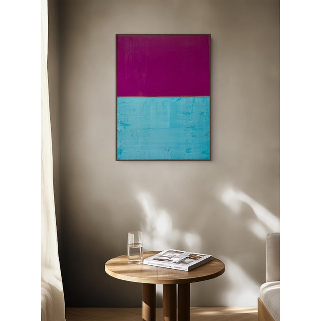 Boecker begins each new work by penciling in his composition. But the work ultimately is about the colors and layers that...
