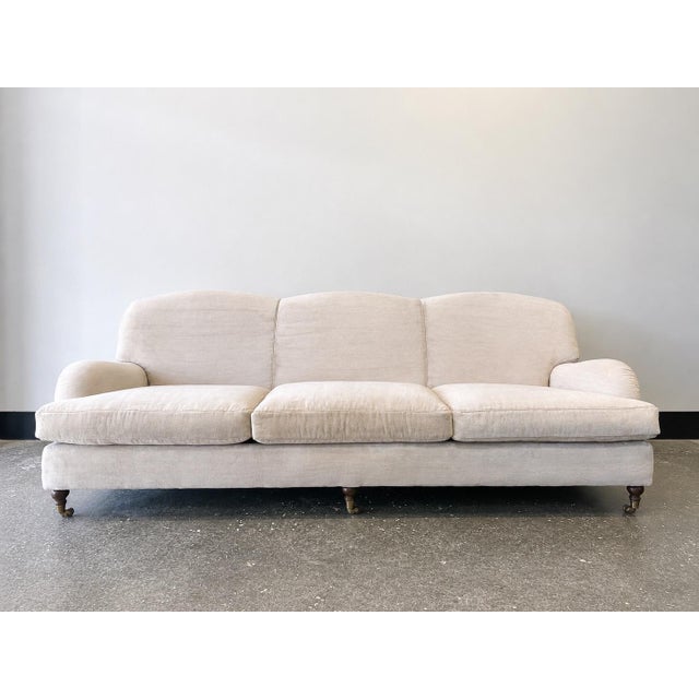 English Ralph Lauren English Roll Arm Sofa in Savoie Plush For Sale - Image 3 of 6