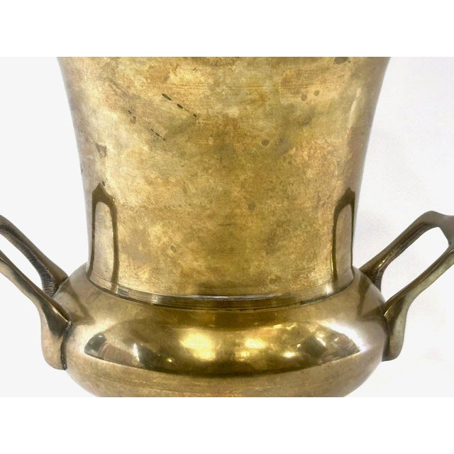 1950s Vintage Danish Brass Wine Cooler from Malm, 1950s For Sale - Image 5 of 12
