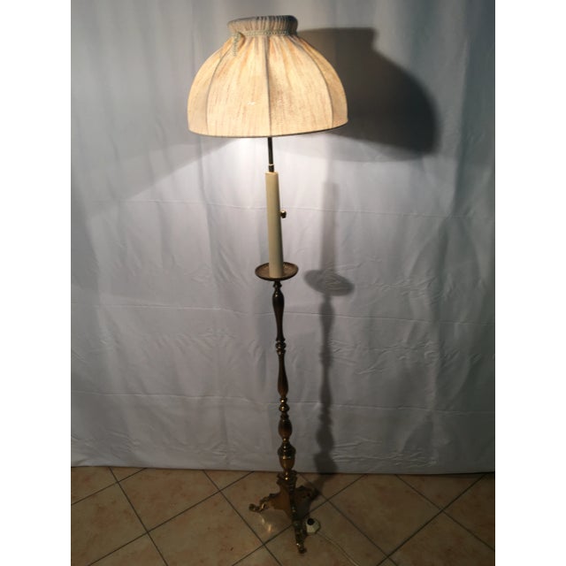 Brass Floor Lamp, 1970s For Sale - Image 9 of 18