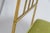 1950s 1950s Mid-Century Italian Chiavari Solid Brass Side Chair With Green Cushion For Sale - Image 5 of 12