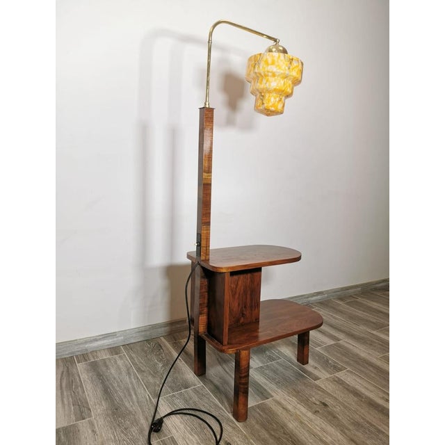 1930s Art Deco Floor Lamp attributed Jindrich Halabala, 1930s For Sale - Image 5 of 18
