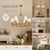 Aloadecor Warm Brass Chandelier With Fabric Shades and Alabaster Finials For Sale In Houston - Image 6 of 10