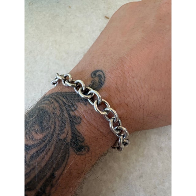 Lovely, vintage sterling silver bracelet. 7” long