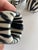 Late 20th Century Striped Leather Napkin Rings For Sale - Image 4 of 4