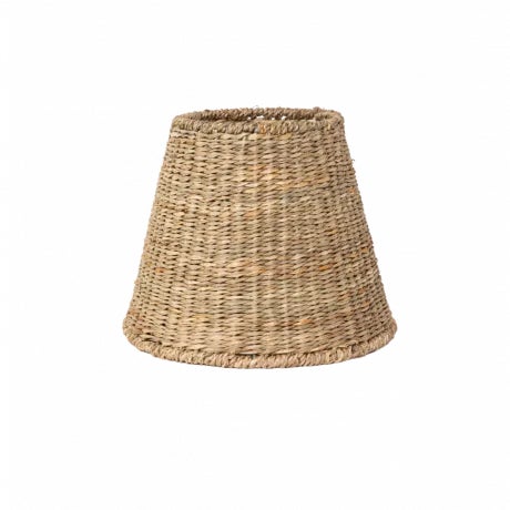 English 10" Empire Lamp Shade in Seagrass For Sale - Image 3 of 3