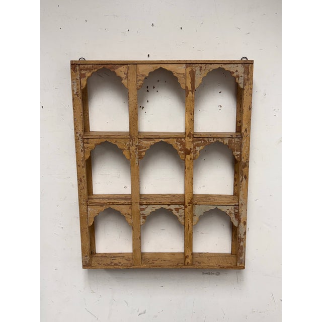Design Plus Gallery presents a Vintage Reclaimed Wooden Topi Arch Wall Fixed Shelves. This wall shelf is composed with...
