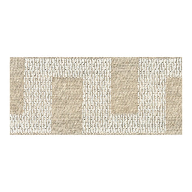 Schumacher Matrix Tape Trim in Natural For Sale