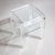 Glass Acrylic Glass Side Tables from Fabianart, Rome / Italy, 1990s, Set of 2 For Sale - Image 7 of 10