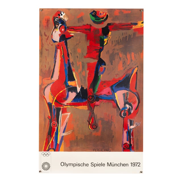 Olympia Poster by Marino Marini, 1972 For Sale