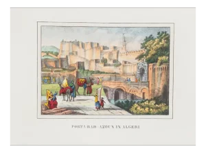 Unknown, Gate In Algeria, Lithograph, 1846