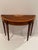 Mahogany & Satinwood Inlaid Demilune Console Tables -a Pair For Sale - Image 9 of 12