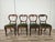 Late 19th Century Wood Chairs with Fabric Seats, Set of 4 For Sale - Image 18 of 18