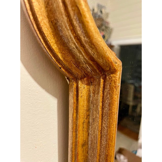 Hollywood Regency Vintage Uttermost Arch Top Mirror For Sale - Image 3 of 11