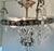 Myran Allan Luxury Lighting Neoclassical Antique Silver Petite Bohemian Crystal Semi-Flush Mount For Sale In Atlanta - Image 6 of 6