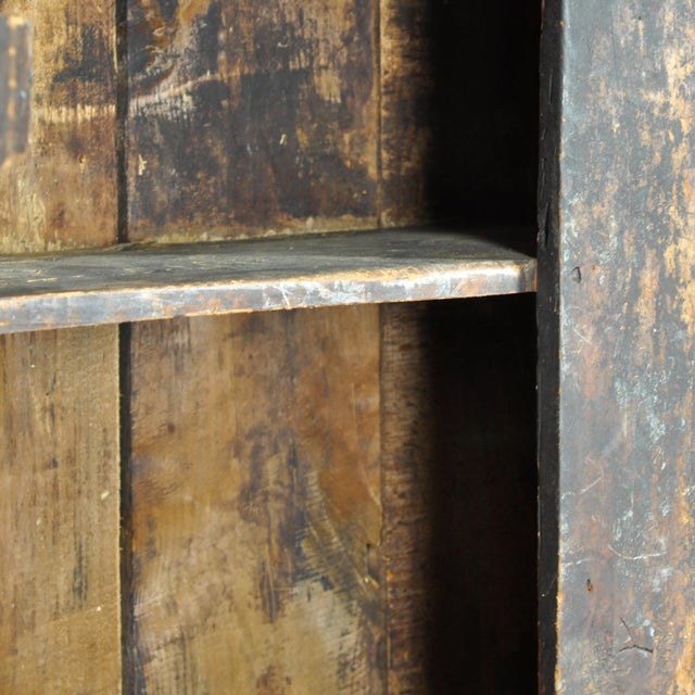 Mid 19th Century Antique Wabi-Sabi Cabinet in Beech, 1850s For Sale - Image 5 of 14