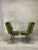 Emerald Pair of Vintage 1970’s MCM Tubular Metal Frame Dining Chairs For Sale - Image 8 of 15