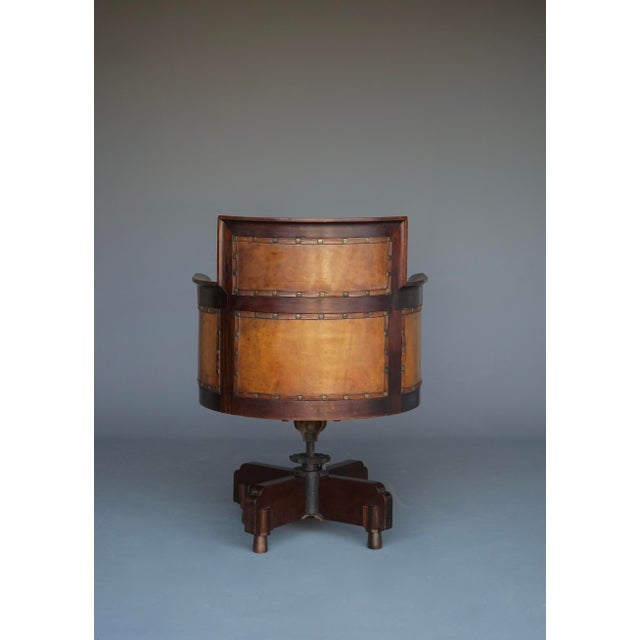 Modern Art Deco Desk Chair, 1920s For Sale - Image 3 of 12