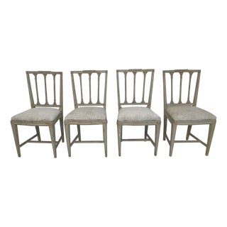 19th Century Swedish Neoclassical Chairs - Set of 4 For Sale