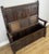 French Style Monks Bench in Oak For Sale - Image 3 of 16