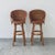 Swivel Rattan Bar Stools, France, 1970s, Set of 2 For Sale - Image 11 of 13