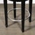 Art Deco Style Scalloped & Fluted Detailed Ebonized Walnut Swiveling Barstools For Sale - Image 4 of 18