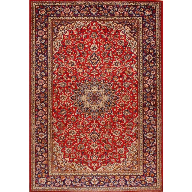 Middle Eastern Rug in Wool For Sale - Image 10 of 10