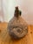French Vintage Wabi-Sabi Glass Wine Jug – Cement-Crusted With Original Bouchon For Sale - Image 4 of 8