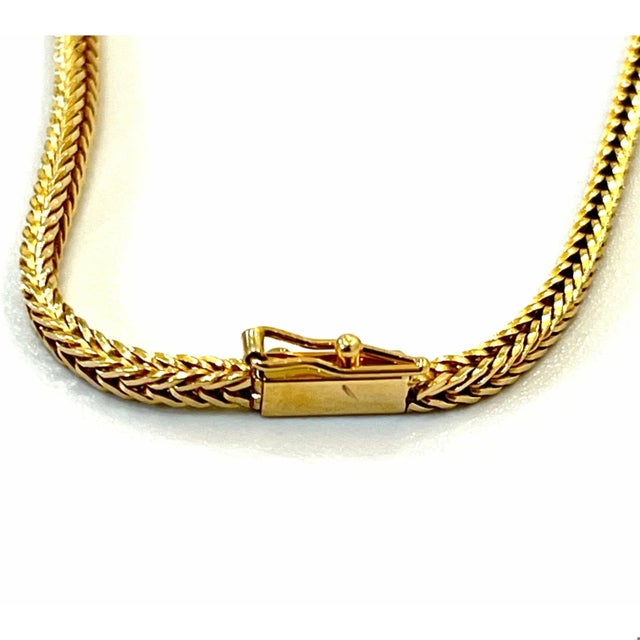 Ruby and Diamond Integral 14k Gold Cluster Necklace For Sale - Image 4 of 5