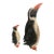 Mid-Century Style Distressed Sheet Metal Penguin Garden Statues - 2 Pieces For Sale
