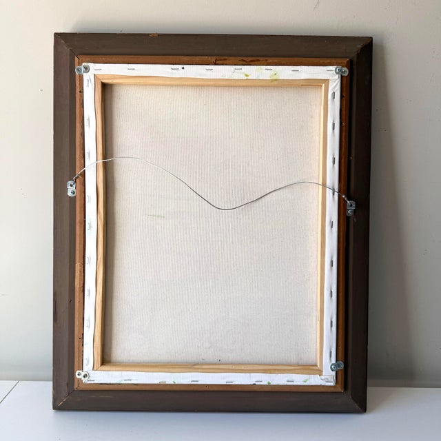 Early 21st Century Abstract Mixed Media Portrait Painting For Sale - Image 5 of 5