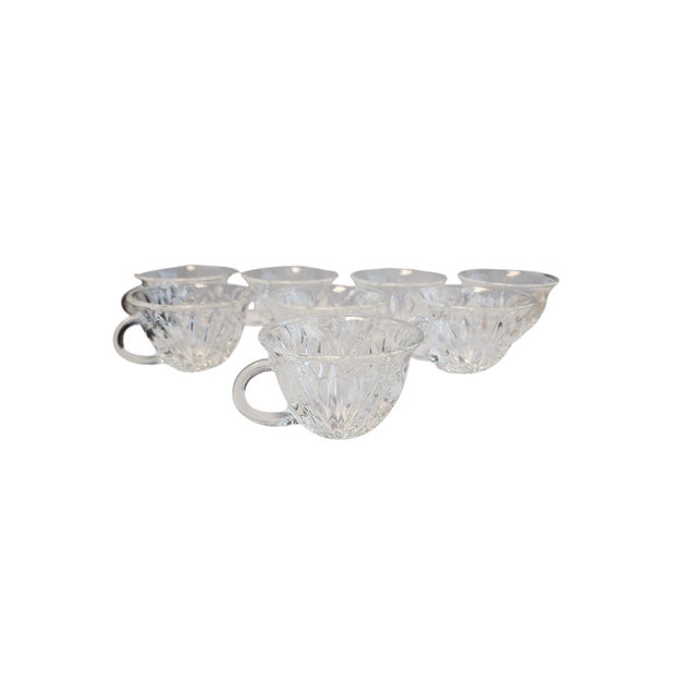 2000 - 2009 Vintage Portico Pattern Punch Bowl and Glasses Set For Sale - Image 5 of 8