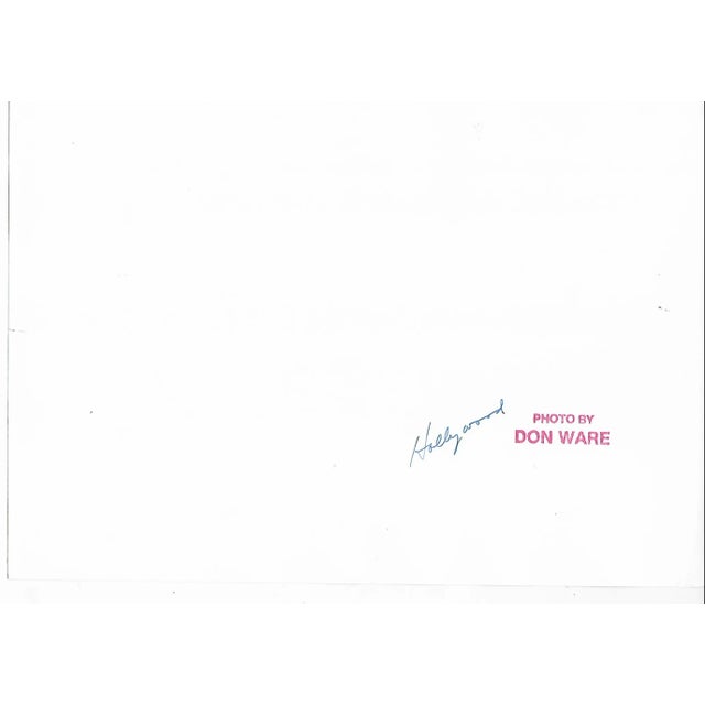 1980s black and white photo by Los Angeles, California based photographer Don Ware of "You Are a Star" mural by Thomas...