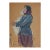1970s Oil Painting: Ukrainian Girl Portrait, Socialist Realism Art 68-47 For Sale