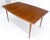 Danish Mid Century Modern Teak Boat Shape Dining Table w/ 3 12" Leaves MINT For Sale - Image 4 of 17