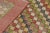 Pink Vintage Turkish Rug in Beige-Brown With Colorful Diamond Patterns - Rug & Kilim For Sale - Image 8 of 8