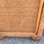 Mid 20th Century Boho Chic Wicker Glass Top Nightstands - A Pair For Sale - Image 5 of 9