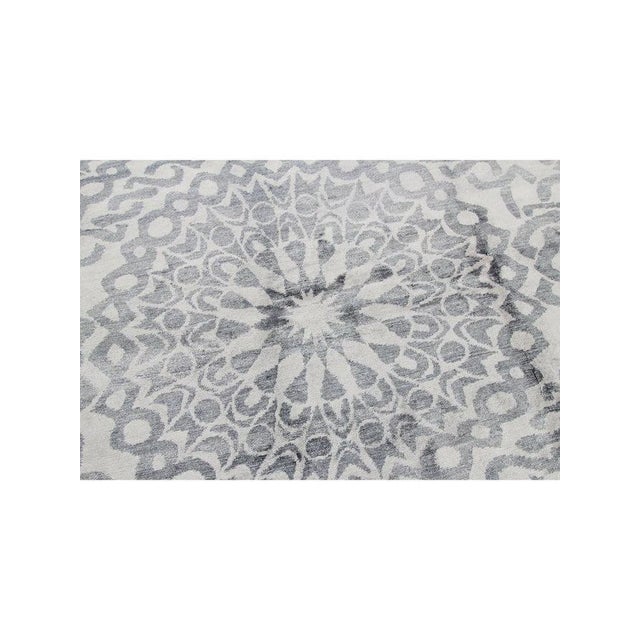 1990s Handwoven Contemporary Area Rug 8x10 For Sale - Image 10 of 12