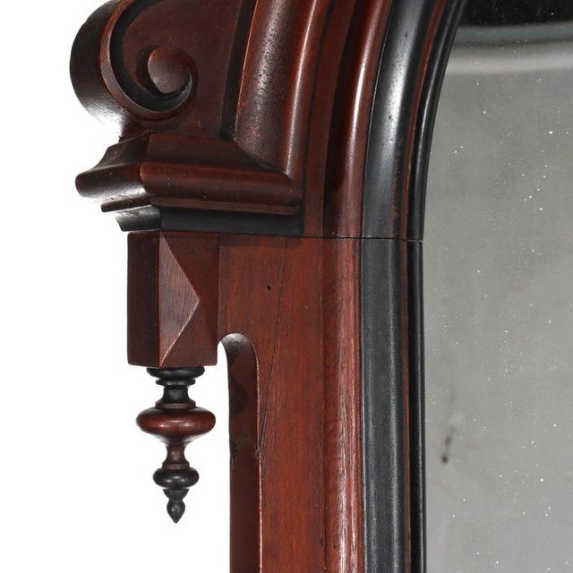 Antique Berkey & Gay School Victorian Walnut & Marble Dresser With Ebonized Trim, Attrbiuted For Sale - Image 12 of 14