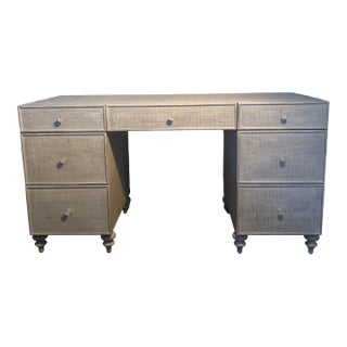 Restoration Hardware Zoe Storage Desk For Sale