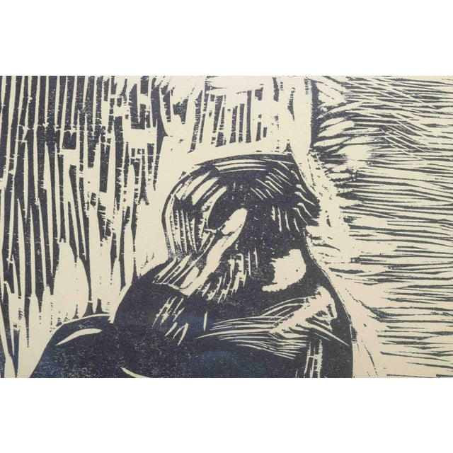 Olivia Holm-Møller, Unconditional, Woodcut on Paper For Sale - Image 3 of 6