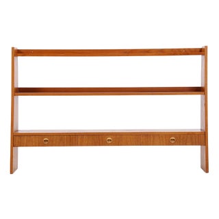 Mid-Century Danish Teak Bookcase, 1960s For Sale