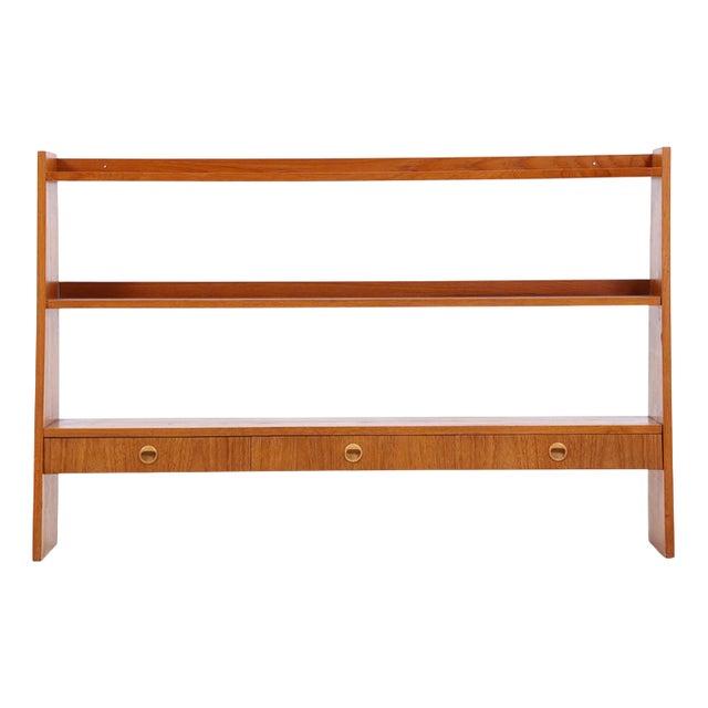 Mid-Century Danish Teak Bookcase, 1960s For Sale