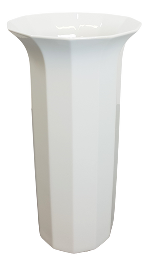 Large Floor Vase in Porcelain by Tapio Wirkkala for Rosenthal Polygon Studio Line, Germany, 1980s